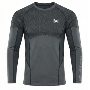 Camiseta de Compresión Rashguard de Manga Larga para Gimnasio, Running y Fitness, con Elasticidad en Cuatro Direcciones, Modelo 2026 - Product Image 1