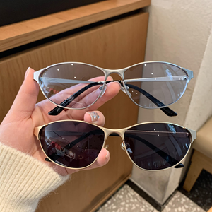 European American Outdoor Sports Sunglasses UV400 Protection Windproof Goggles Cat Eye Design Light Weight Durable Cycling - Product Image 3