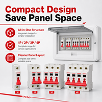 Interrupteur d'isolement visible CDH6 1P 2P 3P 4P 20A-125A AC230V 400V 35mm Rail DIN, interrupteur-sectionneur de charge