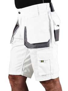 Best Quality 100% Cotton Casual Elastic Waist Breathable Quick Dry Cargo <b>Shorts</b> for <b>Men</b> Summer <b>Green</b> OEM Cheap Price Carg <b>shorts</b> - Product Image 3