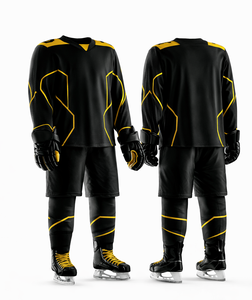 Conjunto Deportivo de Hockey sobre Hielo para Competición, Diseño Personalizado por Sublimación en Poliéster - Product Image 6
