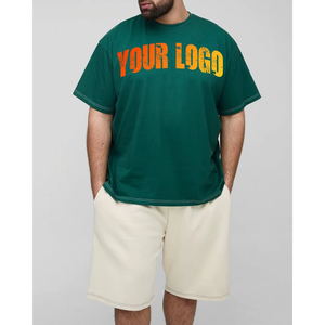 Custom Men T Shirt and Shorts <b>Set</b> Breathable Summer Outfit Lightweight Quick Dry Casual Beach Wear Two Piece OEM Manufacturer - Product Image 3