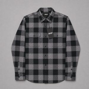 Best Quality Surplus Men's Buffalo <b>Plaid</b> Flannel <b>Shirt</b> Long Sleeve Cotton Button-Up Casual Outdoor Workwear OEM/ODM Wholesale - Product Image 1