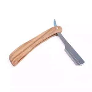 Navaja de Afeitar Manual Desechable de Acero Inoxidable de Alta Calidad con Cuchilla Única para Hombres, Uso en Salón de Belleza - Product Image 5