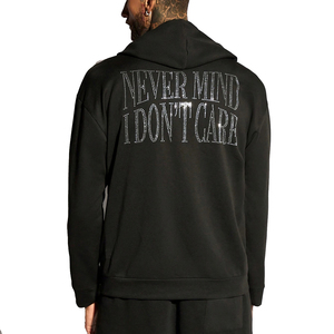 เสื้อฮู้ดดี้ผู้ชายคุณภาพสูง ประดับคริสตัล สไตล์สตรีทแวร์ แฟชั่นลำลอง แขนยาว เนื้อผ้านุ่ม สวมใส่สบาย เหมาะกับทุกวัน - Product Image 3