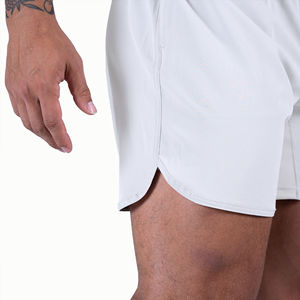 Hot Selling Men’s <b>White</b> Board <b>Shorts</b> Quick Dry Polyester <b>Swim</b> <b>Shorts</b> Elastic Drawstring Waist Mid Rise Casual Beach <b>Short</b> Pants - Product Image 6