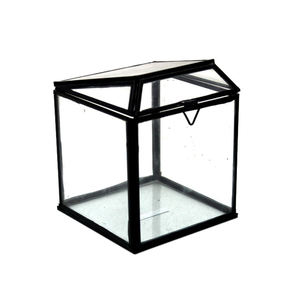 Bougeoir en verre moderne avec cadre en métal pour décoration intérieure éclairage extérieur festif Halloween mariages Ramadan - Product Image 5