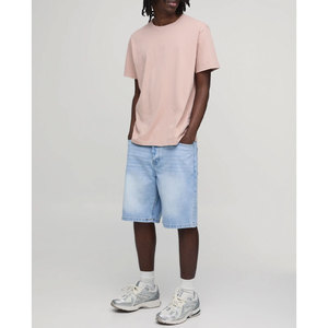 <b>Men</b>’s Blue <b>Denim</b> Shorts Slim Fit Stretch Casual Summer Shorts with Pockets - Product Image 4