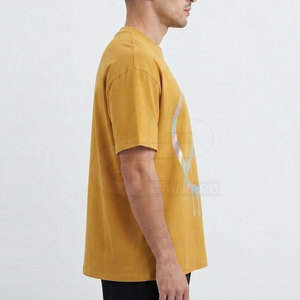 Camiseta con estampado reflectante a la moda para hombre, camiseta de algodón de manga corta, cómoda, informal, moderna, estilo de ropa para el día a día - Product Image 5