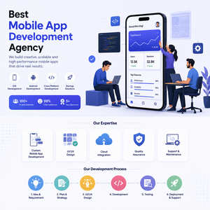 บริษัทชั้นนำด้านการพัฒนาแอปพลิเคชันมือถือ พร้อมบริการออกแบบ UI UX แอปพลิเคชันที่ปรับเปลี่ยนได้ และโซลูชันสำหรับองค์กร - Product Image 1