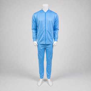 Women Nurse <b>Scrub</b> Uniform <b>Set</b> V Neck Medical Hospital Wear 100% Cotton Woven Breathable Top Pants OEM Supplier Factory Wholesale - Product Image 1