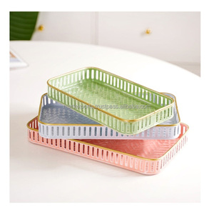 Plateau de service en aluminium de conception unique artisanat en métal pour les mariages et la mise en table plateau d'amélioration décoratif - Product Image 3