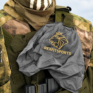 REXFIT SPORTS Bandera de tela personalizada con logo para paintball, fabricante OEM de Pakistán, accesorios al por mayor para juegos en equipo - Product Image 5