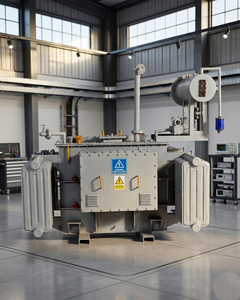 หม้อแปลงไฟฟ้าประสิทธิภาพสูง 500 kVA ระบายความร้อนด้วยน้ำมัน แรงดันไฟฟ้า 20 kV แรงดันไฟฟ้ารอง 400V ความถี่ 50 Hz ระบบระบายความร้อนแบบ ONAN ONAF - Product Image 2