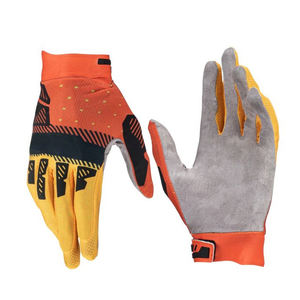 Gants de VTT d'été coupe-vent durables en cuir pleine fleur unisexe OEM ODM Vente en gros Logo personnalisé Couleur VTT - Product Image 2