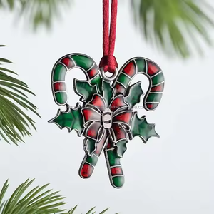 Adorno de árbol de Navidad de fábrica colgante de Metal adornos navideños colgantes para decoración de fiesta en casa - Product Image 3