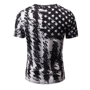 T-shirt vierge à sublimation pour homme adulte, col rond, manches courtes, personnalisable, en Spandex/Polyester, impression numérique, séchage rapide, 120g - Product Image 2