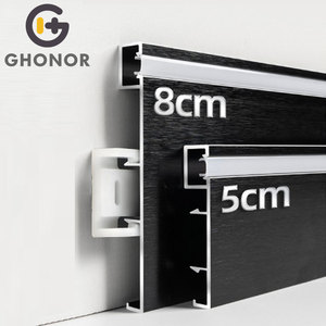 50Mm de haut métal affleurant révéler <span class=keywords><strong>plinthe</strong></span> jupe conceptions mur plancher bordure <span class=keywords><strong>plinthe</strong></span> carreaux garniture extérieur prix usine - Product Image 1