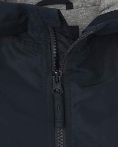 Blouson universitaire homme à col montant, logo frontal, imperméable, respirant, écologique, mélange coton-laine hiver 300g, séchage rapide, motif lettres - Product Image 5