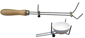 SUNTOOLS/STIPL Pince de maintien réglable en acier inoxydable pour creuset de fusion de bijoux avec coupelle en céramique, modèle 203B, pour usage DIY - Product Image 4