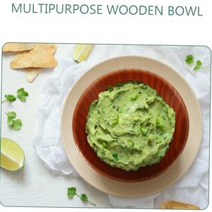 ชามไม้มะม่วงใหม่ ขายดี ปลอดภัยสำหรับอาหาร เหมาะสำหรับเสิร์ฟสลัด ก๋วยเตี๋ยว ข้าว หรือผลไม้ มีจำหน่ายในราคาขายส่งจากโรงงาน - Product Image 5