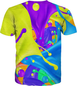 T-shirt décontracté à manches courtes pour homme, col rond, coupe classique, 100% coton, respirant, écologique, jersey tricoté 180g - Product Image 1