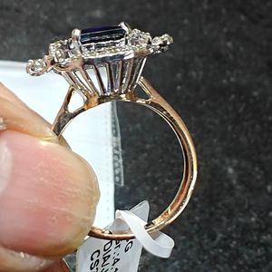 Anillo de Compromiso y Boda Exclusivo para Mujer, Oro de 14K, Diamante Cultivado en Laboratorio de 0.35 Ct, Corte Brillante, Bañado en Rodio, Certificado IGI, Estilo Étnico - Product Image 5