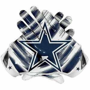 Customized Professional Custom Design American Football Receiver Gloves Full Palm Protection Lightweight collage Football Gloves - Product Image 3