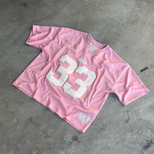 เสื้อฟุตบอลนิวยอร์ก 33 เมช คอวี แขนสั้น ระบายอากาศได้ดี ผลิตจากโพลีเอสเตอร์ ไซส์ XL ทรงปกติ - Product Image 2