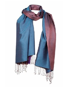Chal de Cachemira y Seda Reversible Premium para Mujer, Elegante, Suave y Lujoso, con Diseño de Doble Cara para Viajes y Eventos Nocturnos - Product Image 2