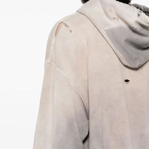 Sudadera Ligera con Aspecto Desgastado, Estilo Grunge, Mezcla de Algodón, Estilo Urbano - Product Image 6