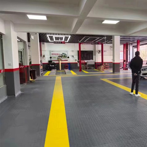 Modular Floor Tiles Anti Slip PP Plastic Flooring <b>Mats</b> Interlocking Garage Floor Tile for Car Repair Shop Workshop Garage - Product Image 6