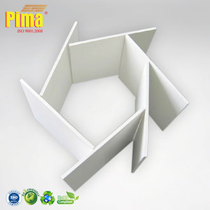 25mm White PVC WPC Foam Sheet, 0.6 g/cm Density Smooth <b>Plastic</b> <b>Panel</b> for Prefabricated Bathroom Units - Product Image 3