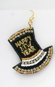 Nouveau style Boucles d'oreilles brodées à la main pour les femmes Bijoux à la mode au meilleur prix du fabricant Vente en gros disponible - Product Image 3