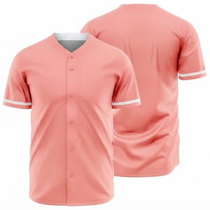 Custom Men's Baseball Jersey Short Sleeve Navy Blue with <b>Gold</b> Trim Button Front Moisture Wicking Polyester Apparel - Product Image 5