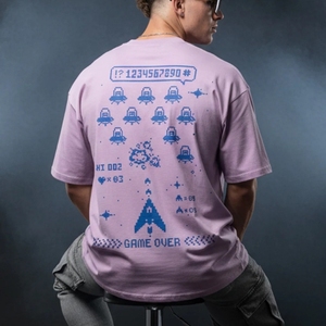 T-shirt de fitness pour homme à col rond, impression numérique, 100% polyester, T-SHIRTS en COTON, respirant, séchage rapide - Product Image 2