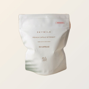 <b>washing</b> <b>machine</b> <b>tablets</b> Sky Milk Korean K-Beauty Premium Capsule Laundry Detergent 30 Pieces Made in Korea - Product Image 1