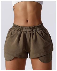Women's New Fashion Summer Breathable Cotton Sweat Shorts Printed <b>Drawstring</b> for Streetwear & Gym Casual Use - Product Image 6