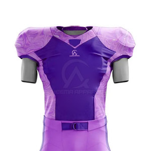 Tenue de football américain pour jeunes avec un matériau en polyester doux, léger et respirant pour les entraînements et les matchs - Product Image 3