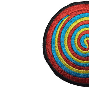 Fabric <b>Material</b> Woven Label Patches Embroidered Patches Hot Sale Cheap Fashion Hand Embroidered Patches for Sale Customized - Product Image 3