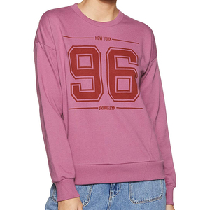 Custom Printed Women's Crew Neck Fleece <b>Sweatshirt</b> Cotton Blend <b>Leopard</b> <b>Print</b> Drop-Shoulder Full Sleeve Casual Autumn Wear - Product Image 1