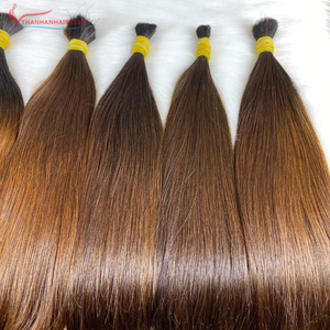 Meilleur produit Extension de cheveux en vrac droite Hairshop couleur cheveux prix de gros pas de perte pas d'enchevêtrement prêt à expédier trame de génie - Product Image 3