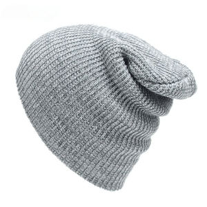 Gorro de Punto de Algodón para Hombre, Estilo Casual de Invierno, Gorro Holgado, Gorro de Esquí, Gorro Urbano, Gorro de Color Sólido de Alta Calidad - Product Image 5