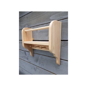 Panneau organisateur en bois naturel pour un rangement pratique des clés d'appartement, de villa, de cabane et de bureau, avec points de suspension sécurisés - Product Image 5