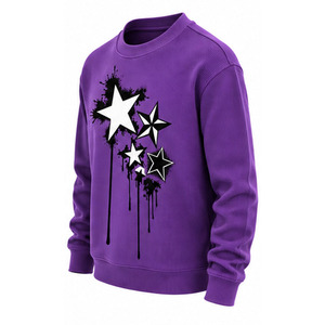 Sudadera de punto gofrado para hombre, cuello redondo, manga larga, estilo casual, térmica, texturizada, ropa de invierno, estilo urbano, personalizada, OEM, top - Product Image 3