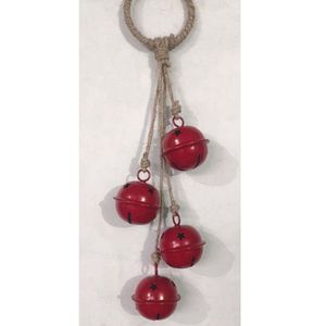 Adorno Colgante de Ángel de Metal Hecho a Mano, Decoración para Árbol de Navidad, Acabado Rojo Pintado a Mano - Product Image 3