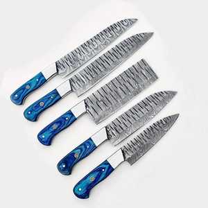 Multi Purpose <b>Kitchen</b> Chef <b>Knife</b> Set with <b>Sharp</b> Damascus Steel Blades Comfortable Non Slip Handles for Daily Use Chef <b>Knife</b> Set - Product Image 3