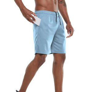 Pantalones Cortos Deportivos para Hombre, 100% Algodón, con Logotipo Personalizado, para Gimnasio y Entrenamiento, Tejido French Terry Grueso, con Bolsillos - Product Image 1