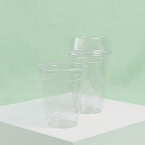 16oz 20oz 22oz Clear Boba Bubble Tea Ice <b>Plastic</b> Coffee <b>Cup</b> with Lid Disposable to Go Takeaway PP PET <b>Plastic</b> <b>Cups</b> - Product Image 1