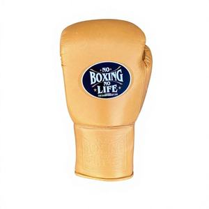 No Boxing No Life Guantes de MMA/Sanda con cordones de cuero genuino, antideslizantes, que absorben la humedad, con agarres para las manos, protector de mejillas, protector de cabeza y protector de ingle - Product Image 4